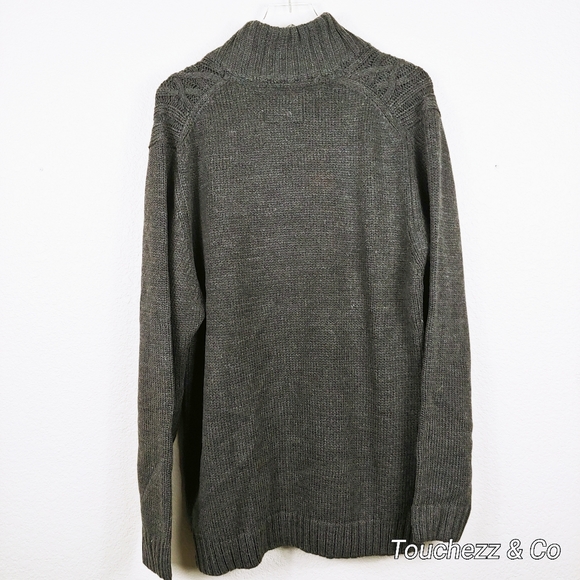 Weatherproof Vintage- Button Mock- Neck Sweater - Picture 2 of 6